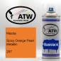 Preview: Mazda, Spicy Orange Pearl Metallic, 25T: 400ml Sprühdose, von ATW Autoteile West.
